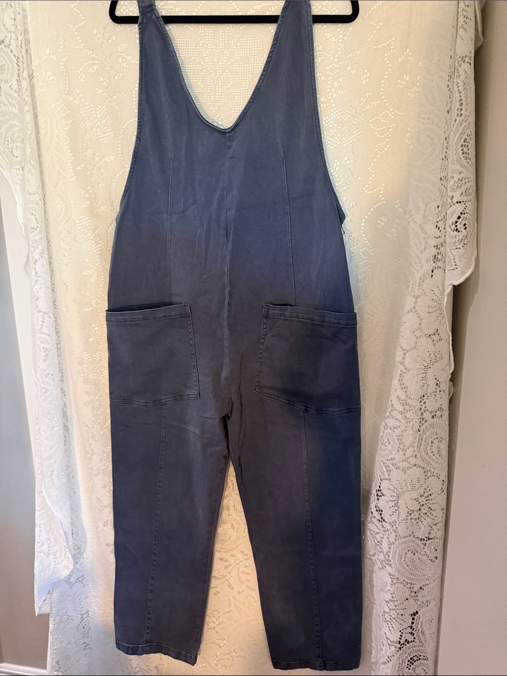 Zenana Washed Blue Women's Denim Overalls
